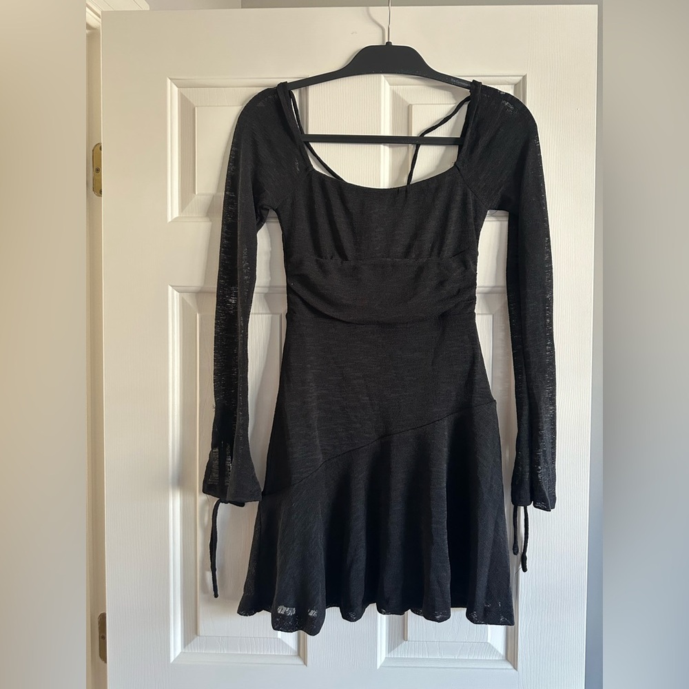 Hello Molly Elegant Black Long Sleeve Dress